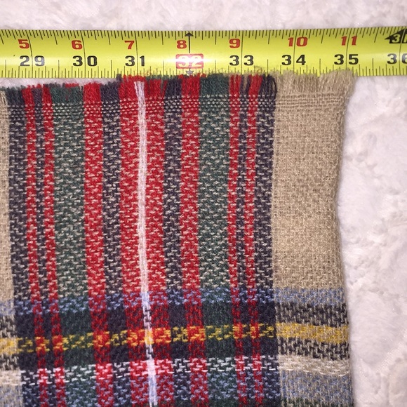 Macchia Di Ruggine Plaid Infinity Scarf - Picture 6 of 8